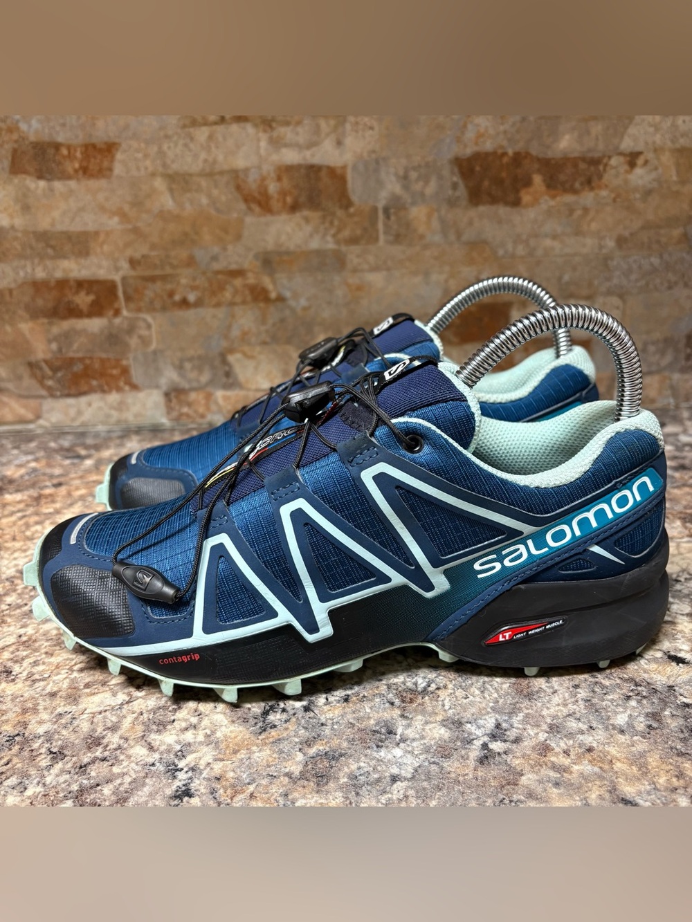 Salomon Speedcross 4 Trail Running Hiking Sneaker Size 7 - Picture 2 of 9